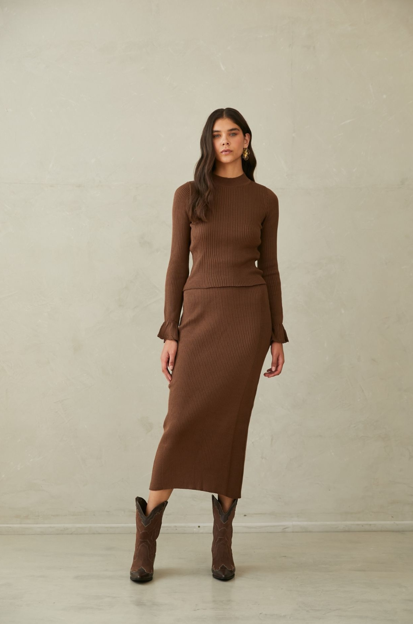 Rafaella Skirt Brown