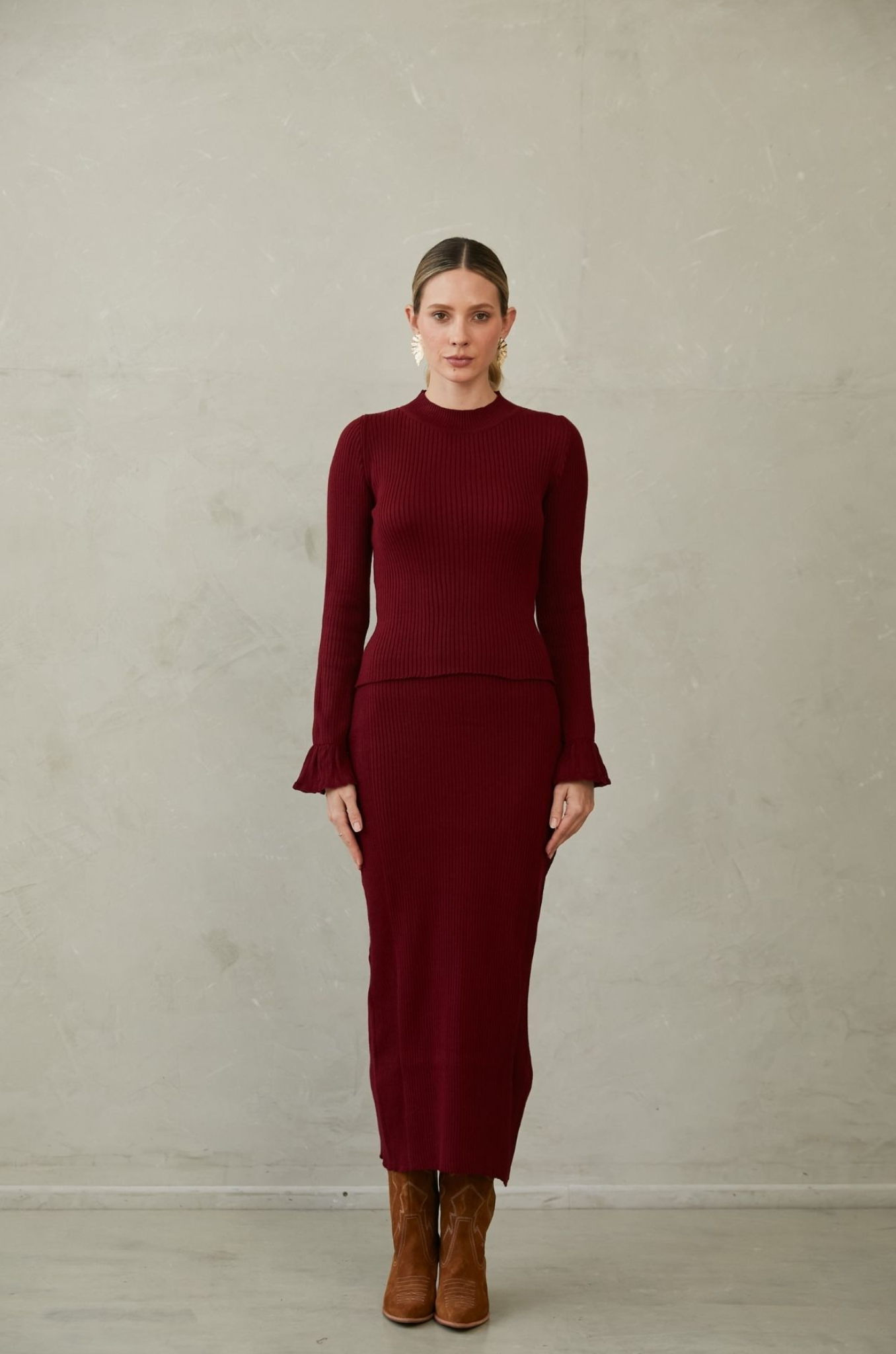 Rafaella Sweater Cherry