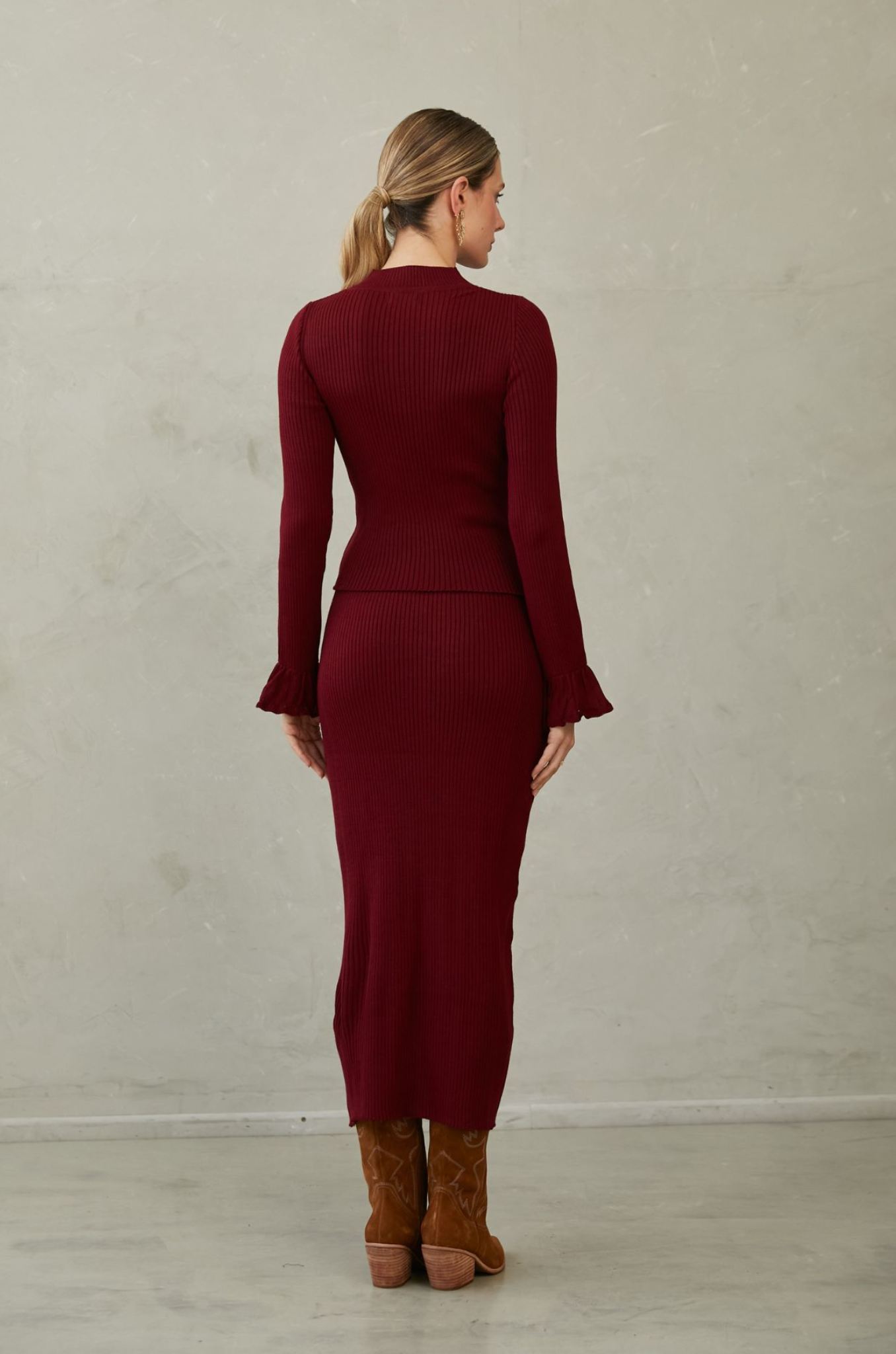 Rafaella Skirt Cherry