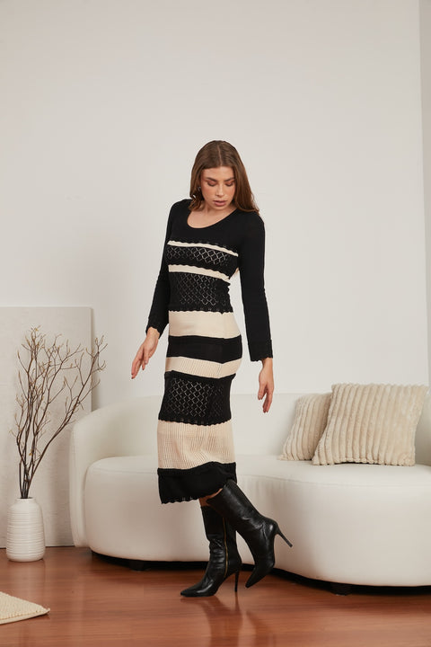 Knitted Dress Amelia by Alma Bianca