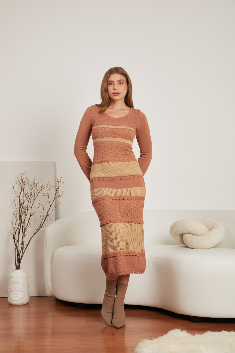 Knitted Dress Amelia by Alma Bianca