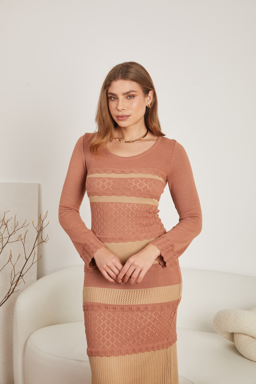 Knitted Dress Amelia by Alma Bianca