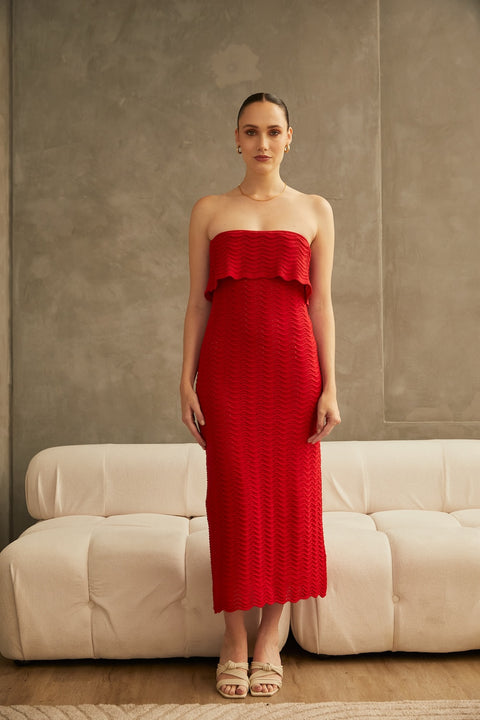 Knitted Dress Giselle by Alma Bianca