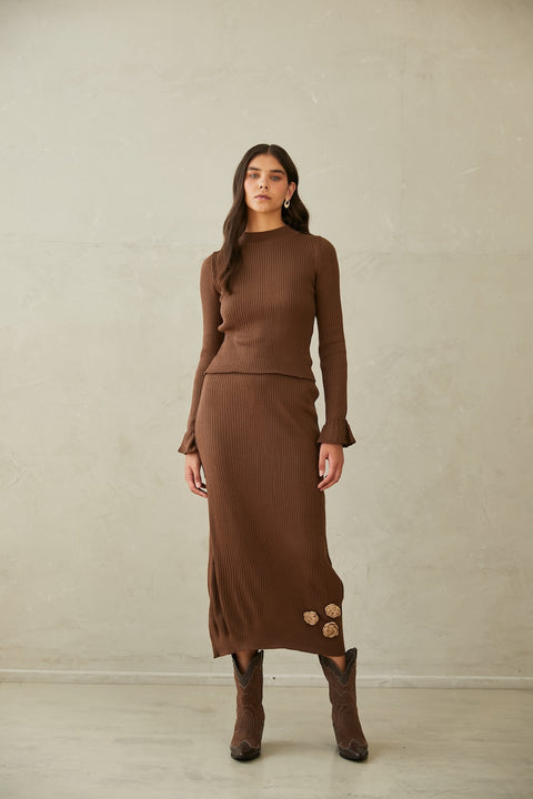 Knitted Skirt Rafaella by Alma Bianca