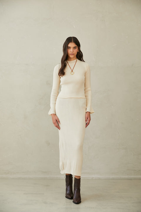 Knitted Skirt Rafaella by Alma Bianca