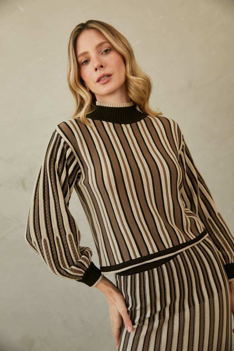 Knitted Top Elene by Alma Bianca