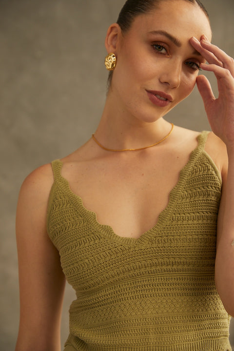 Knitted Top Maria José by Alma Bianca