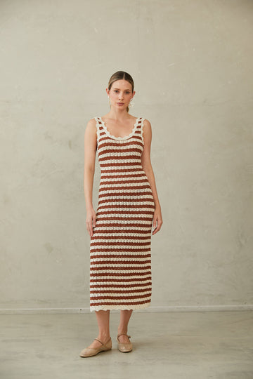 Knitted Dress Salma by Alma Bianca