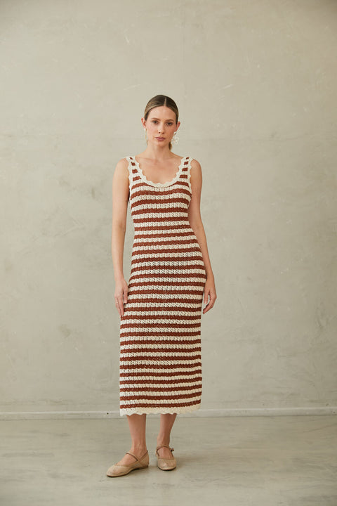 Knitted Dress Salma by Alma Bianca