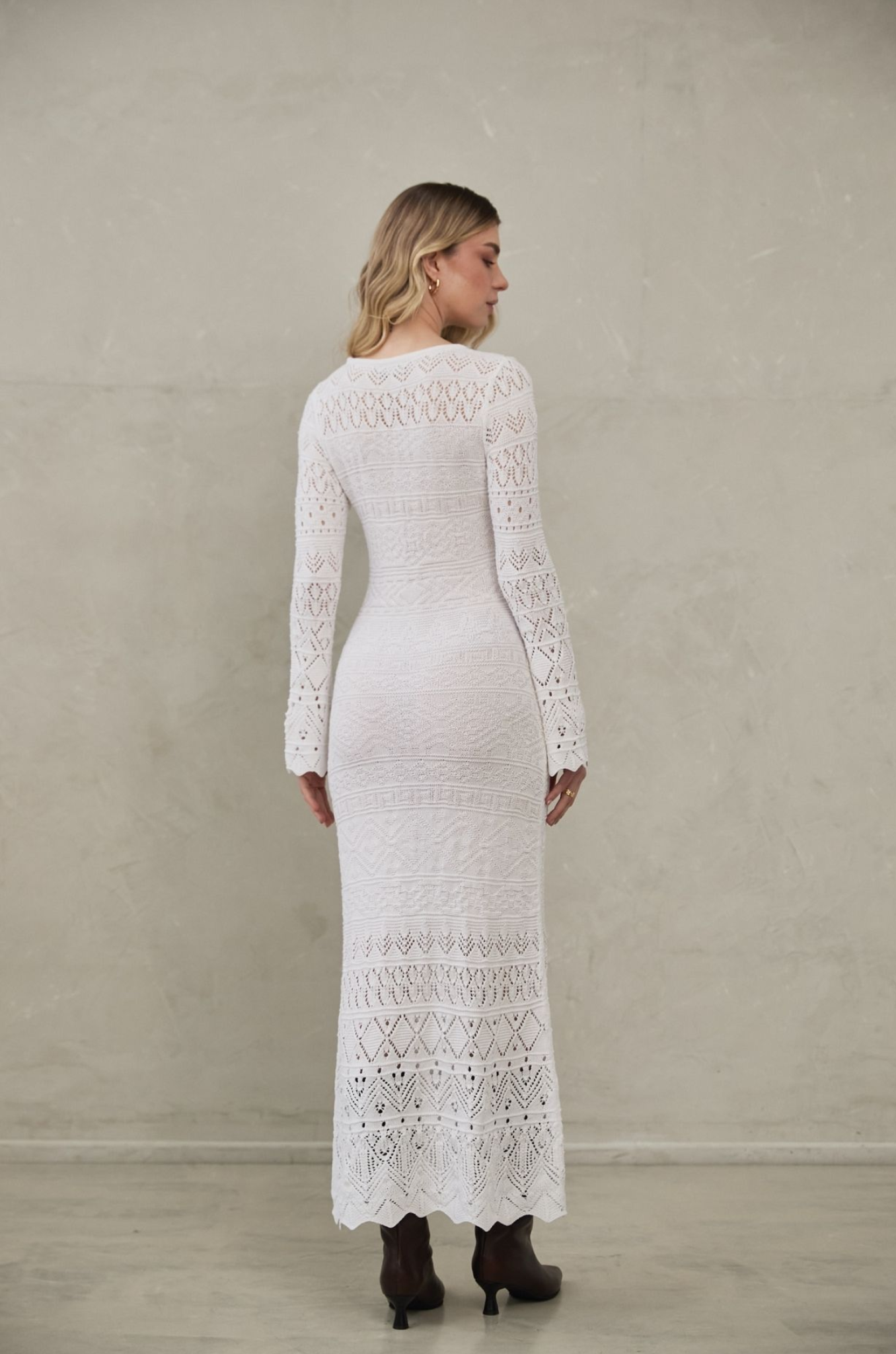 Amanda Dress White