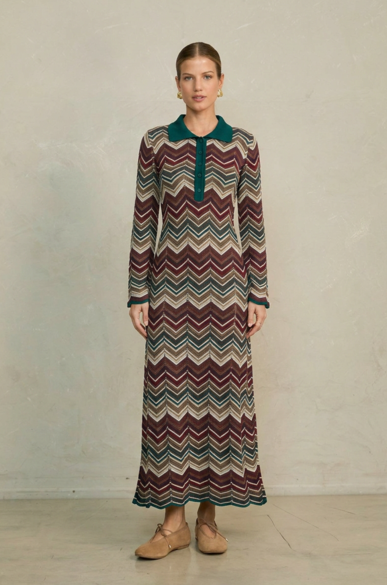 Selina Dress Green