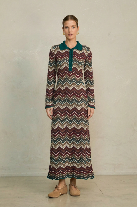 Selina Dress Green