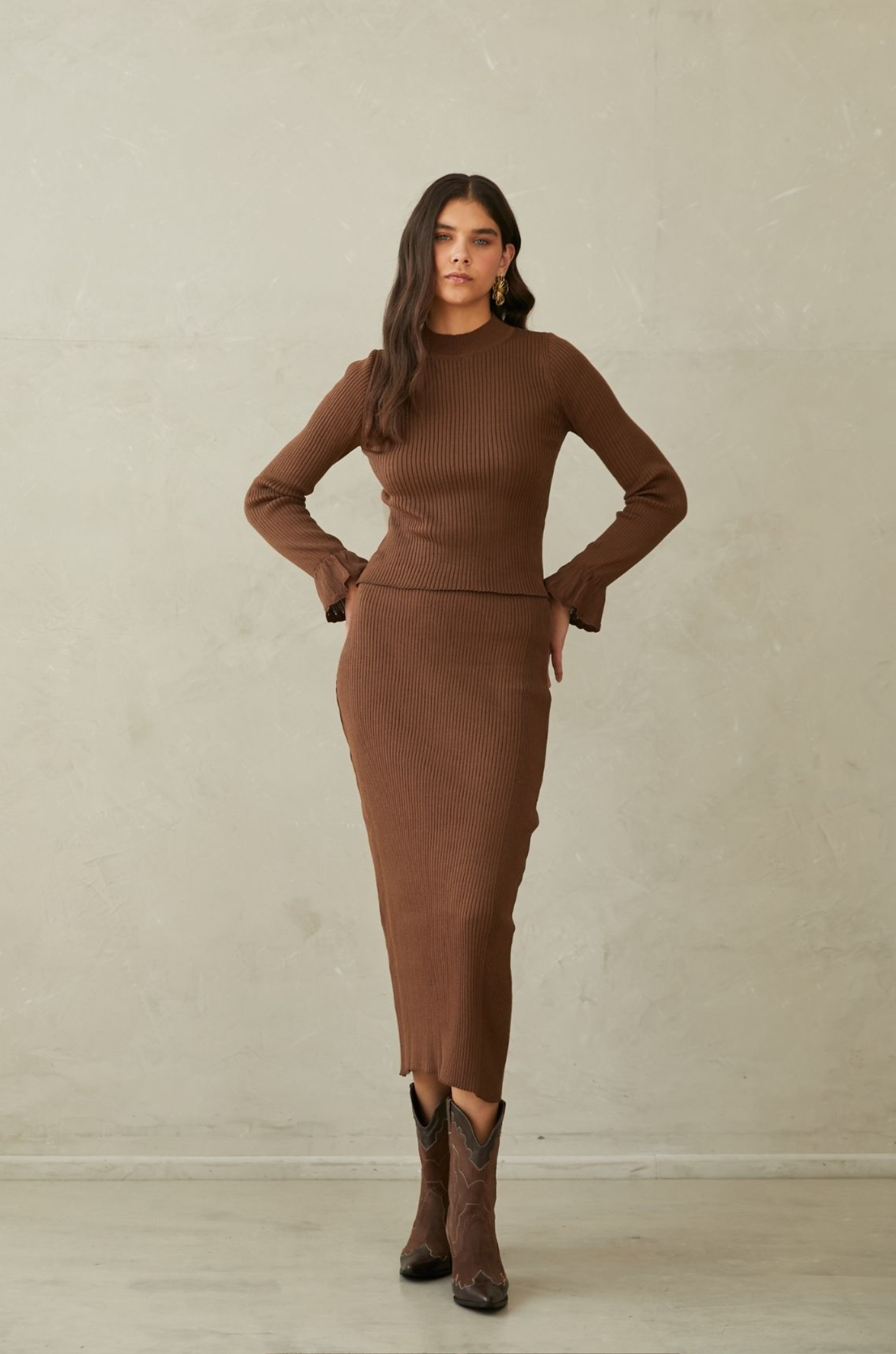 Rafaella Skirt Brown