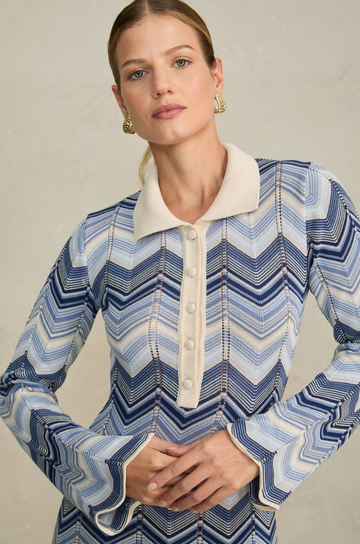 Selina Dress Blue