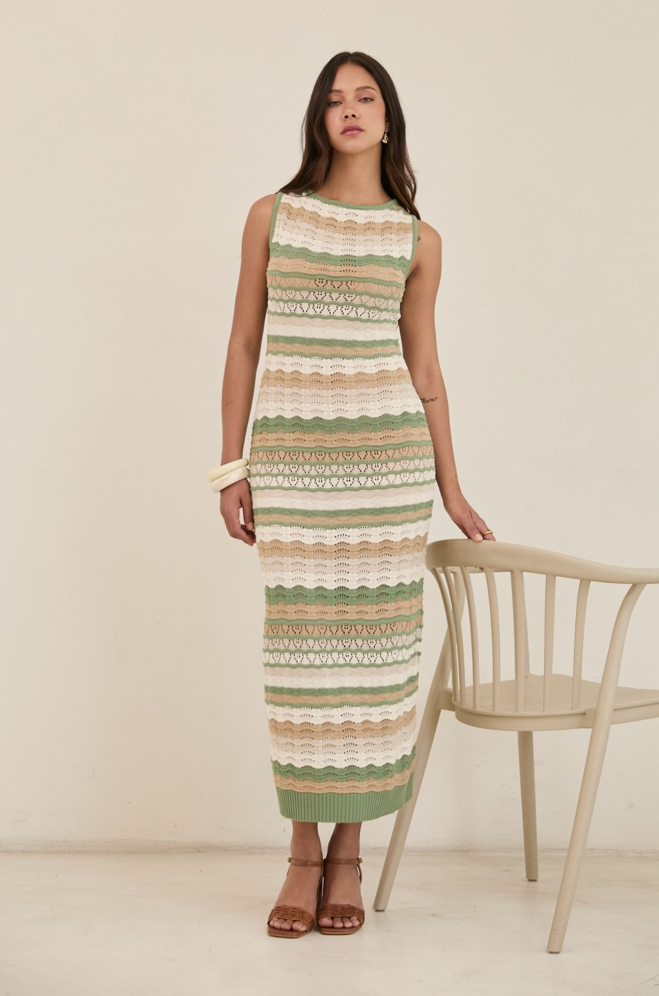 Lena Dress Green