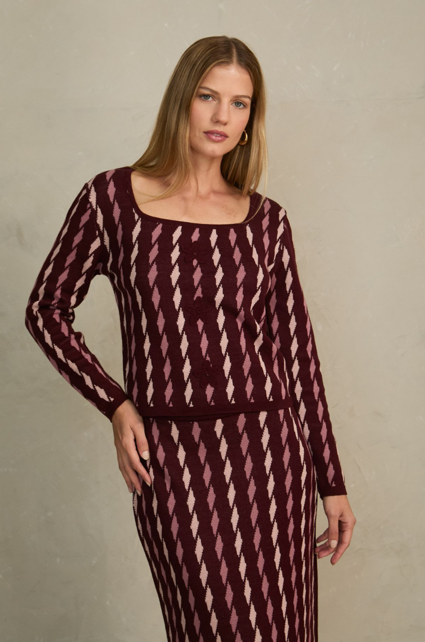 Noemi Sweater Cherry