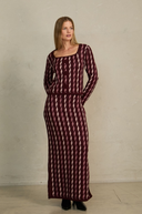 Noemi Skirt Cherry