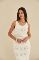 Olivia Dress White