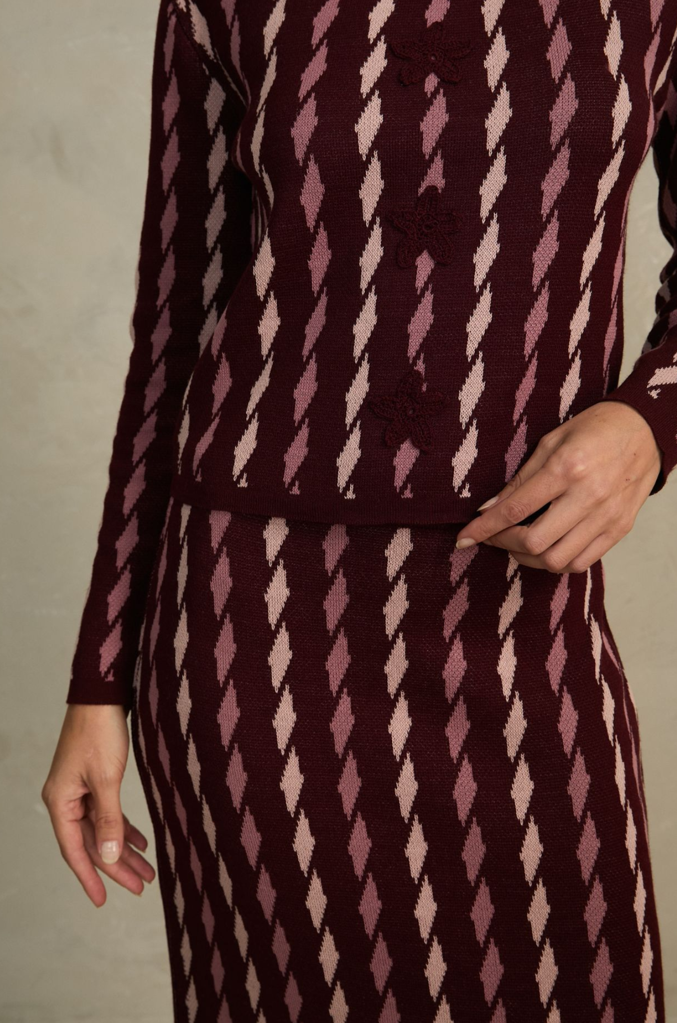Noemi Skirt Cherry