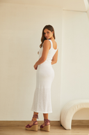 Vienna Dress White