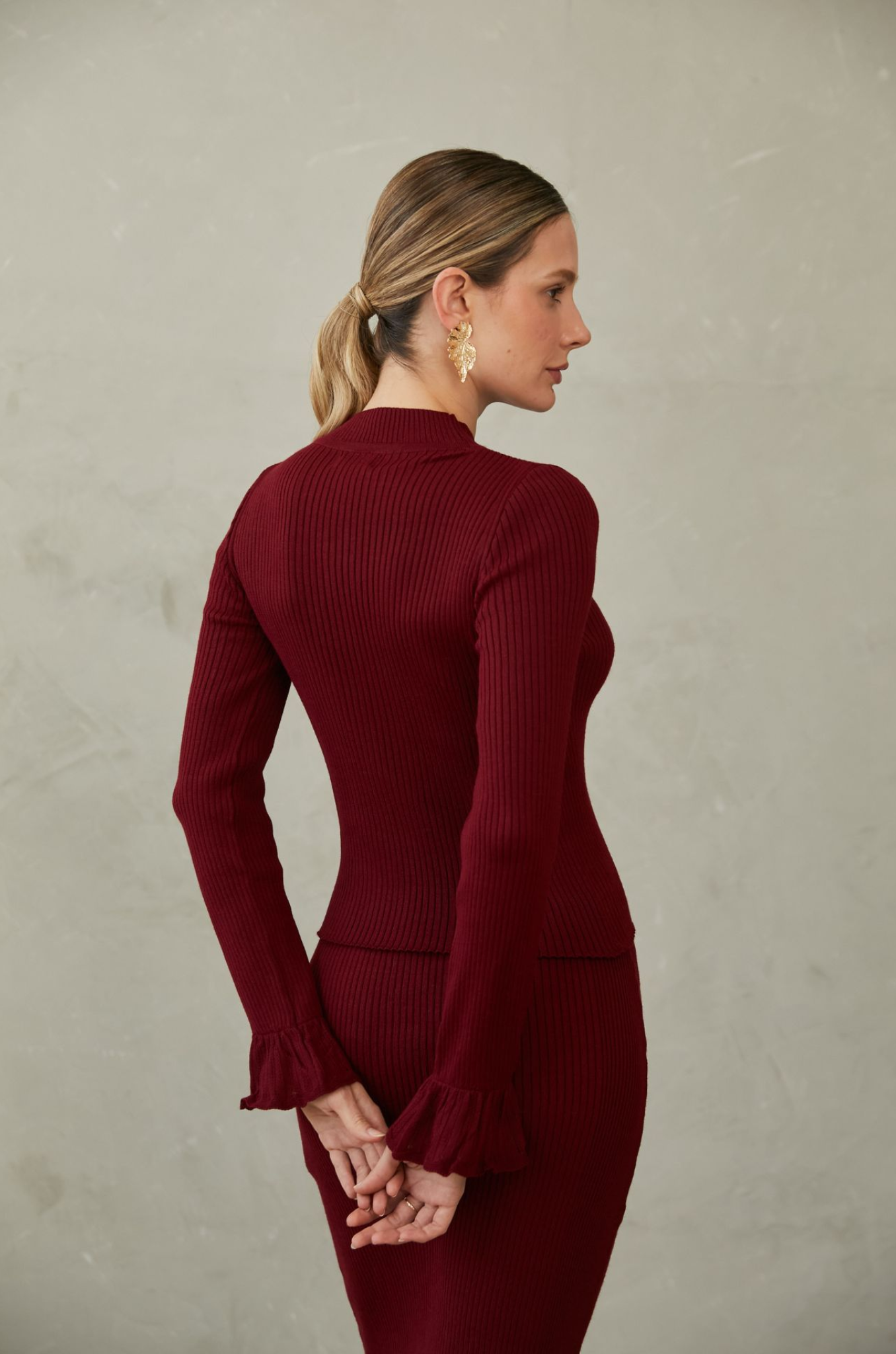 Rafaella Sweater Cherry