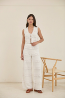 Olivia White Pant