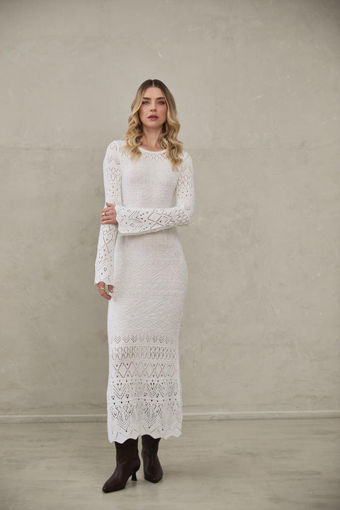 Knitted Dress Amanda by Alma Bianca