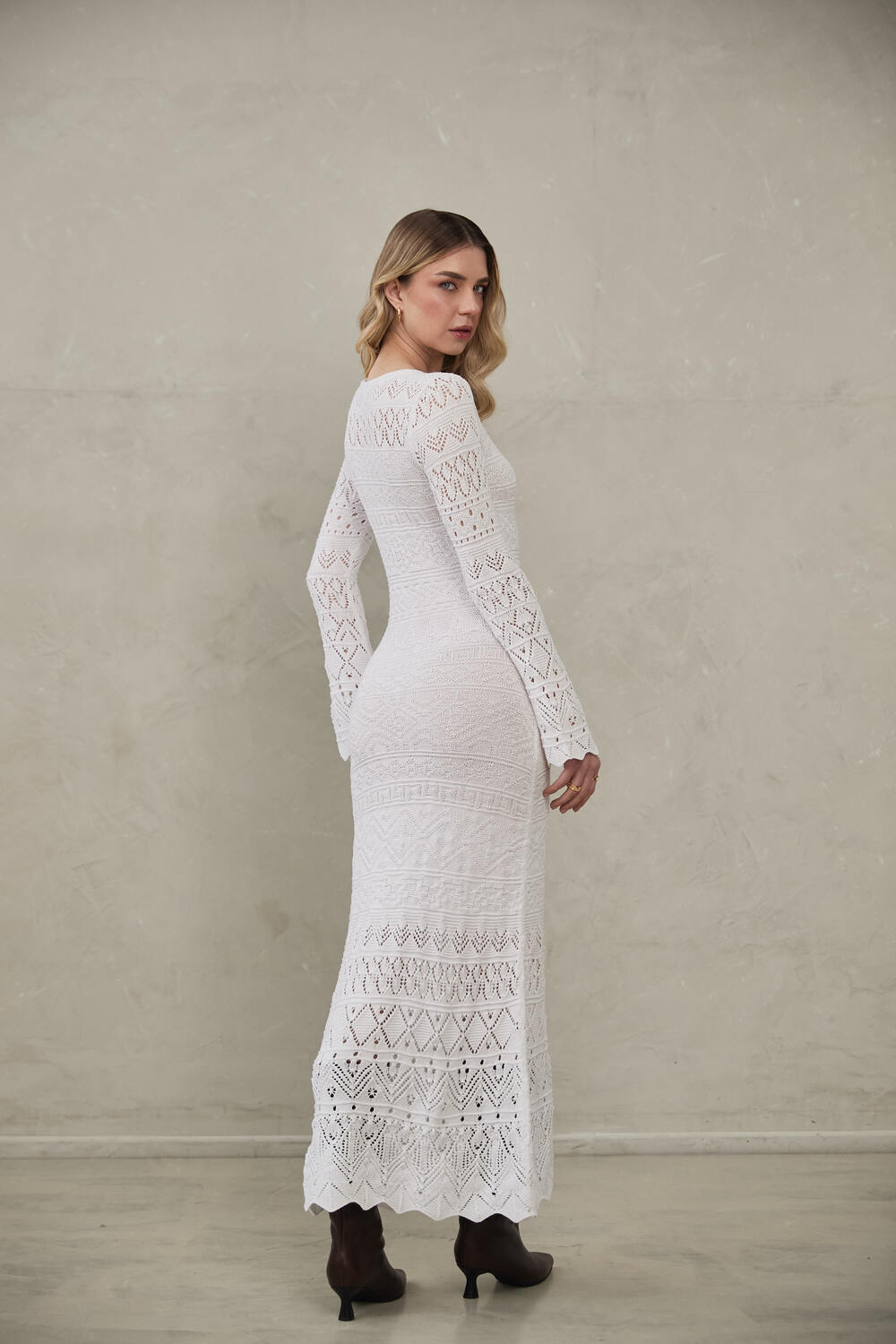 Knitted Dress Amanda by Alma Bianca