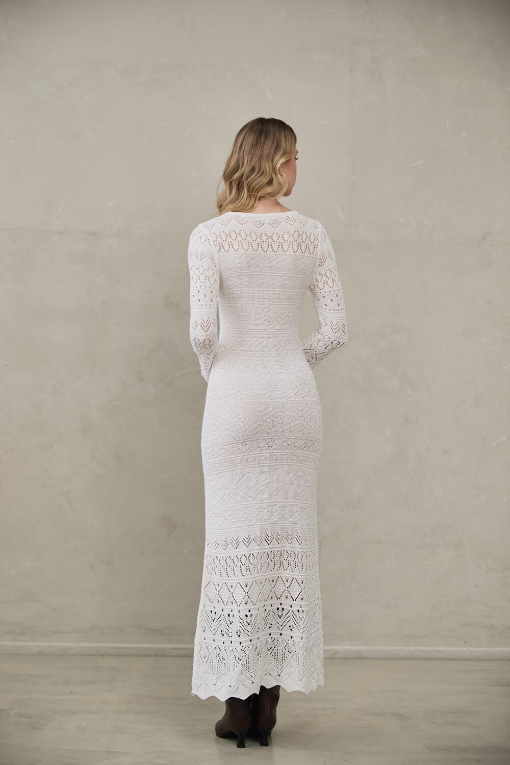 Knitted Dress Amanda by Alma Bianca