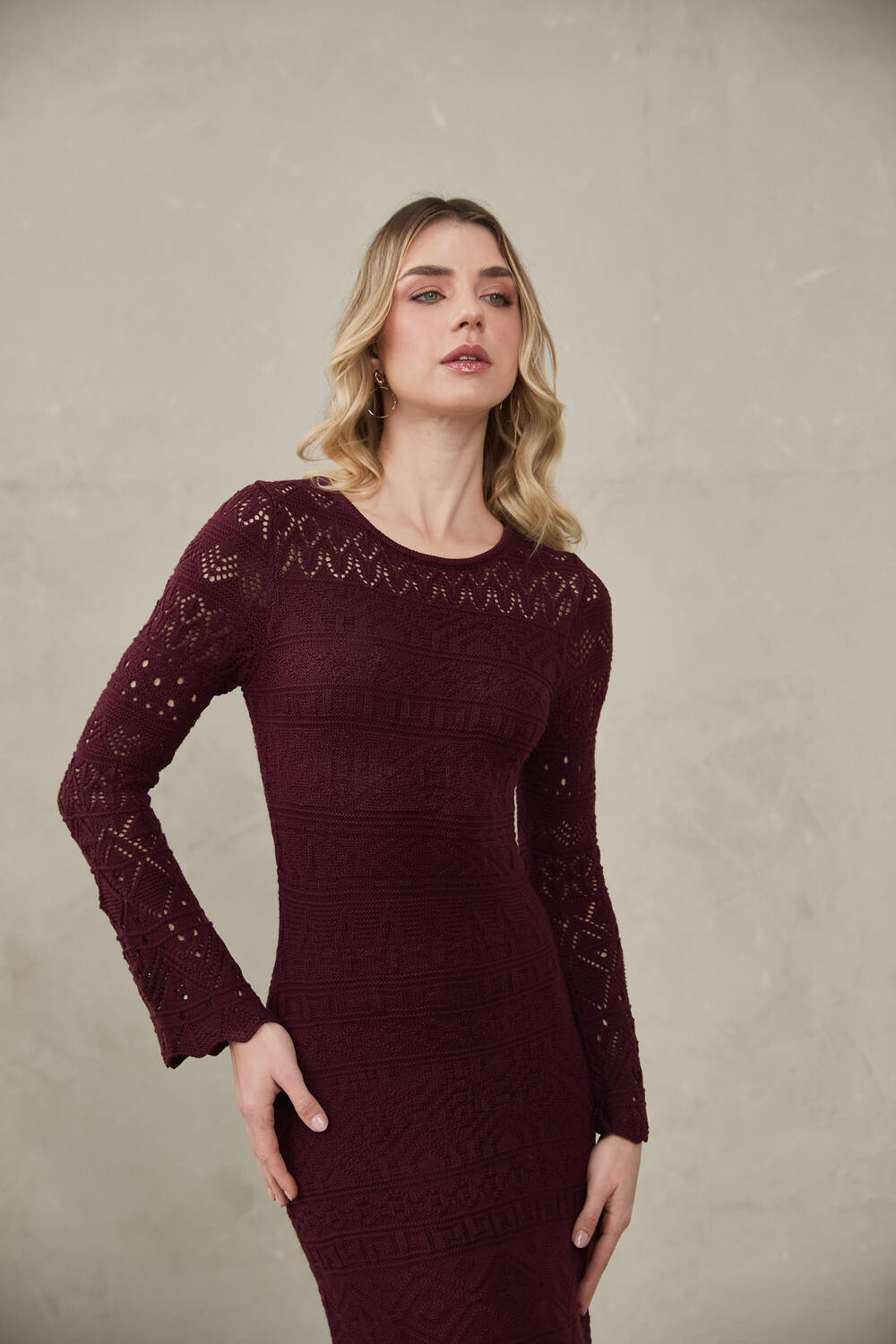 Knitted Dress Amanda by Alma Bianca