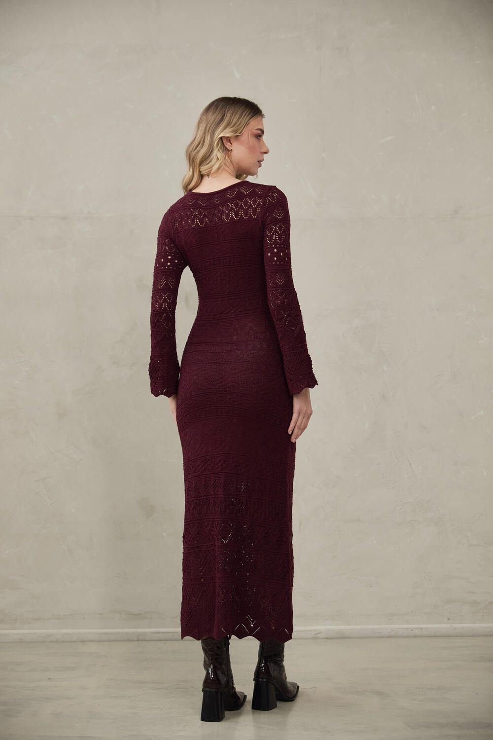 Knitted Dress Amanda by Alma Bianca