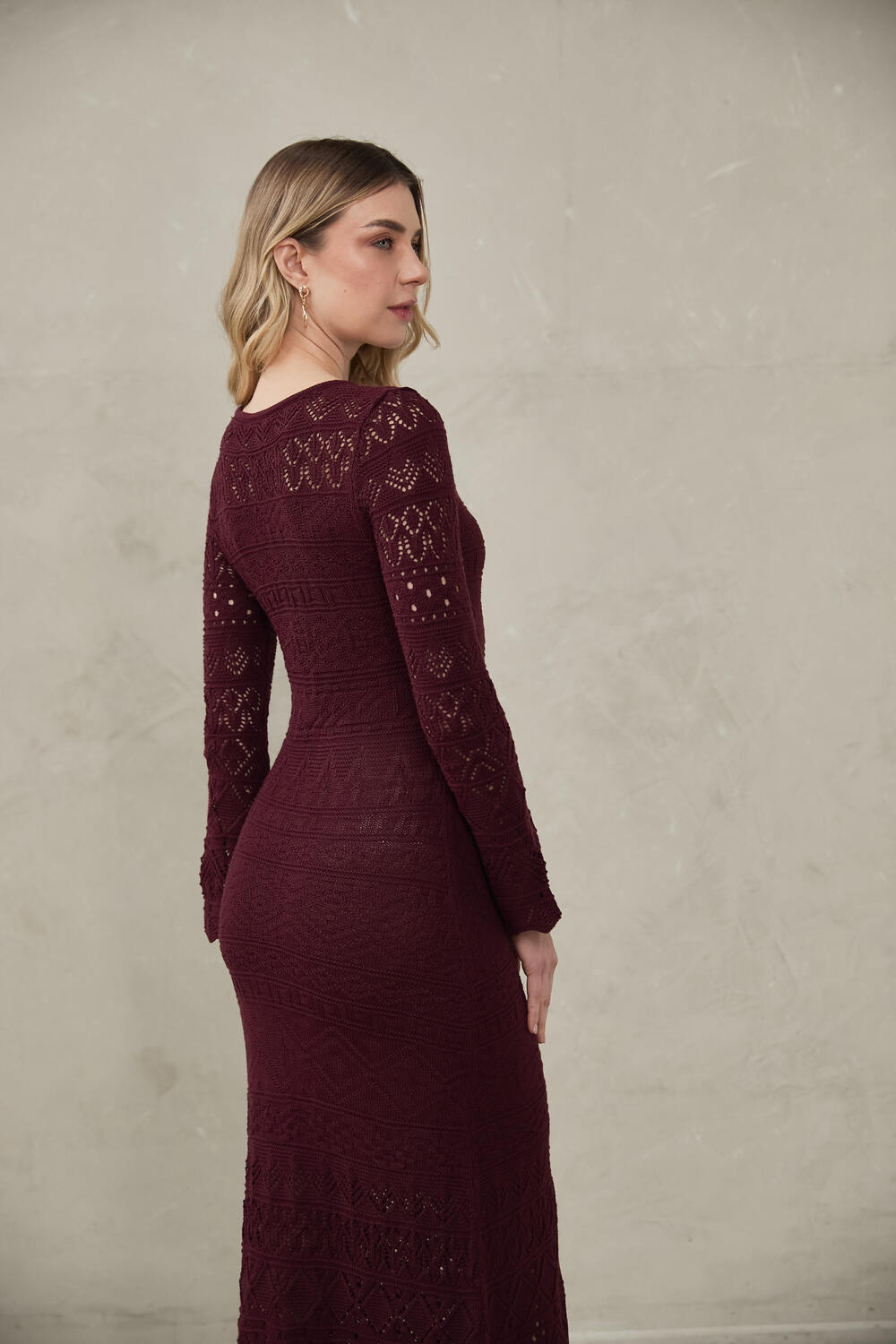 Knitted Dress Amanda by Alma Bianca