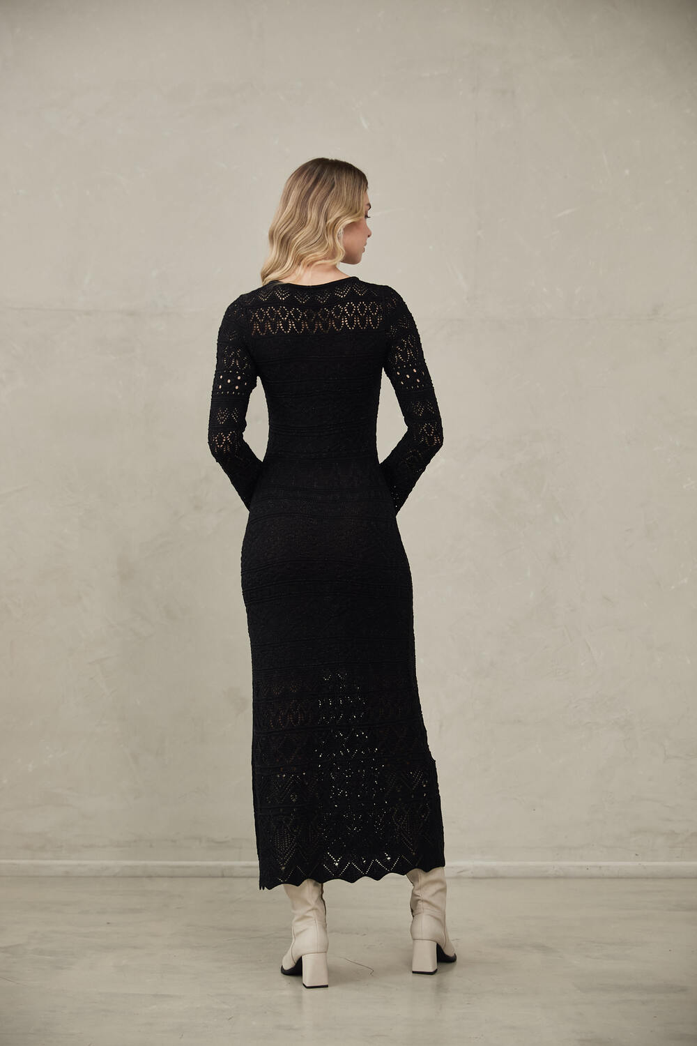 Knitted Dress Amanda by Alma Bianca