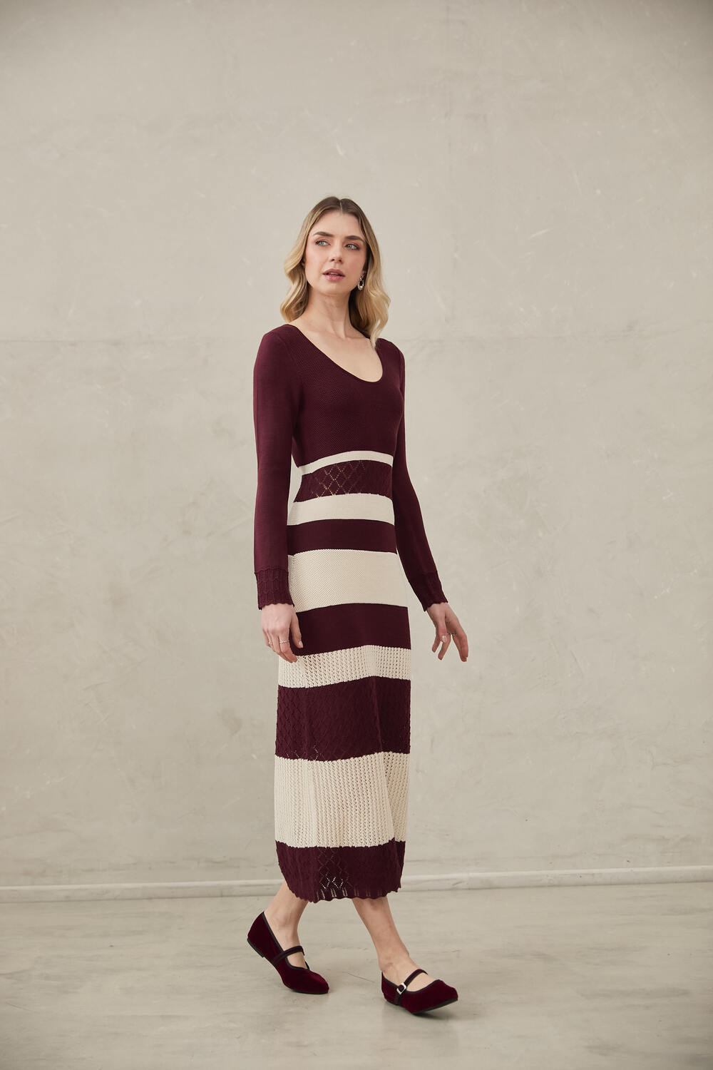 Knitted Dress Gaia by Alma Bianca