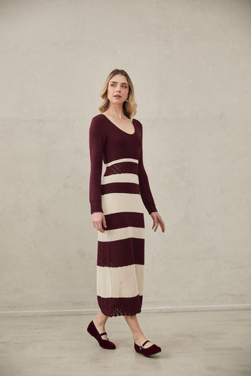 Knitted Dress Gaia by Alma Bianca