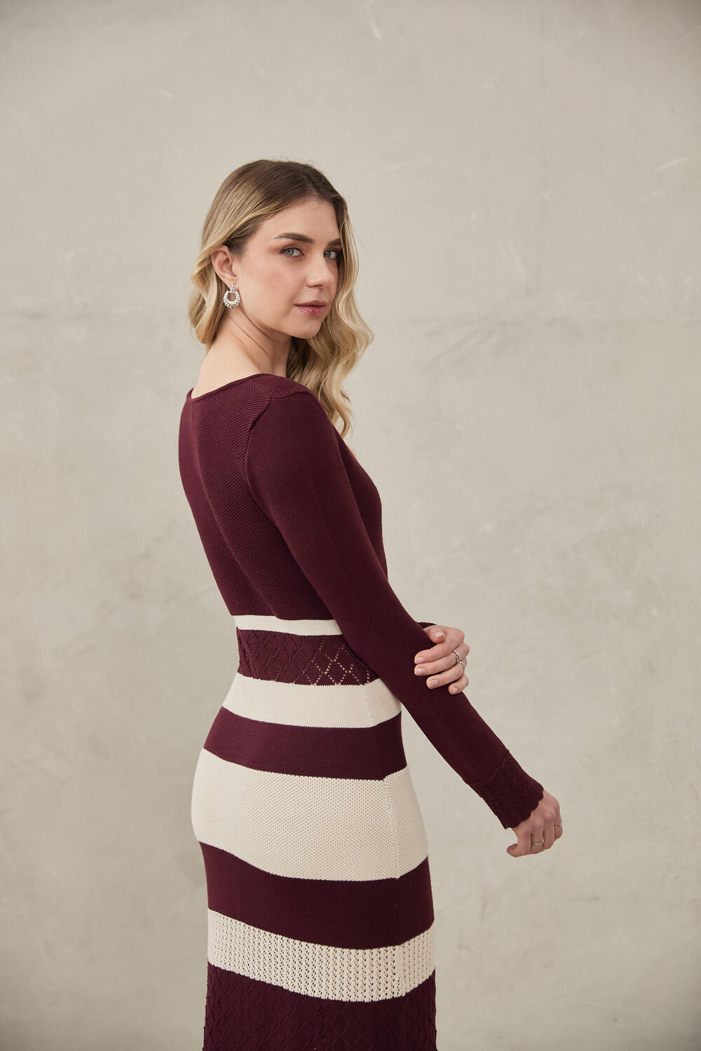 Knitted Dress Gaia by Alma Bianca