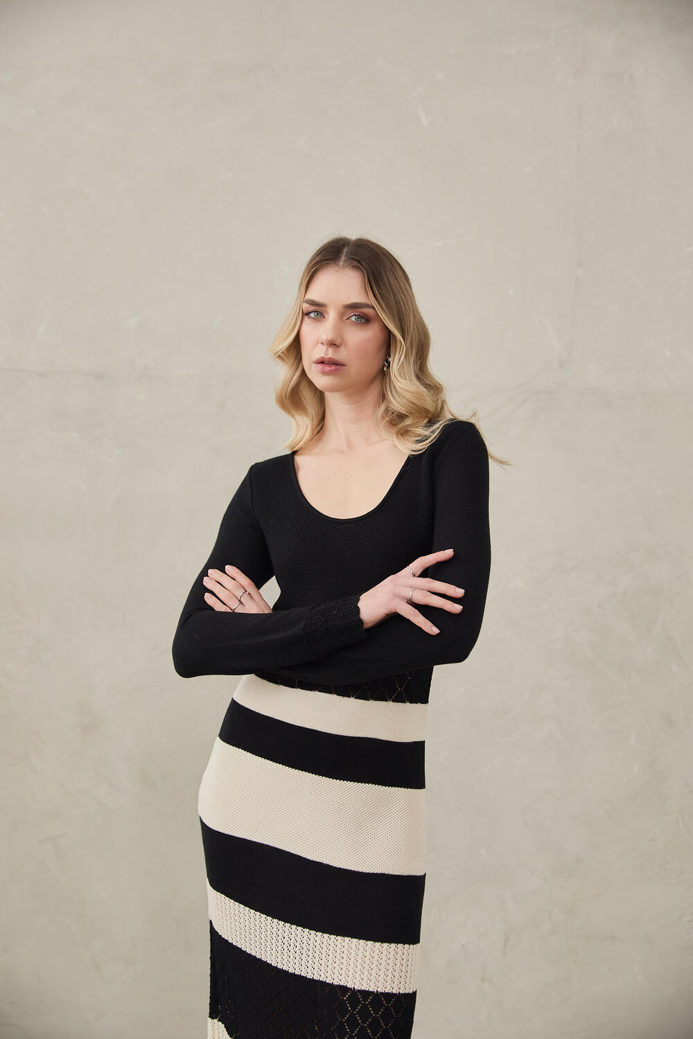 Knitted Dress Gaia by Alma Bianca
