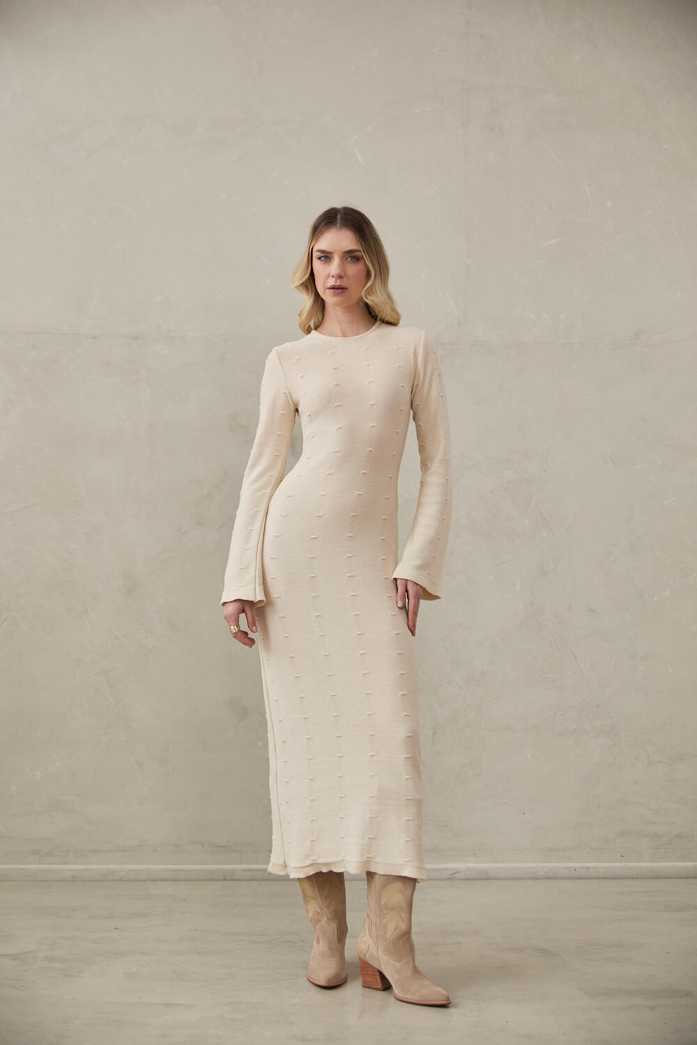 Knitted Dress Irina by Alma Bianca
