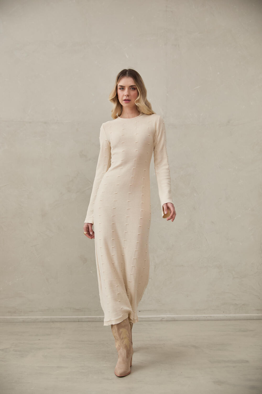 Knitted Dress Irina by Alma Bianca