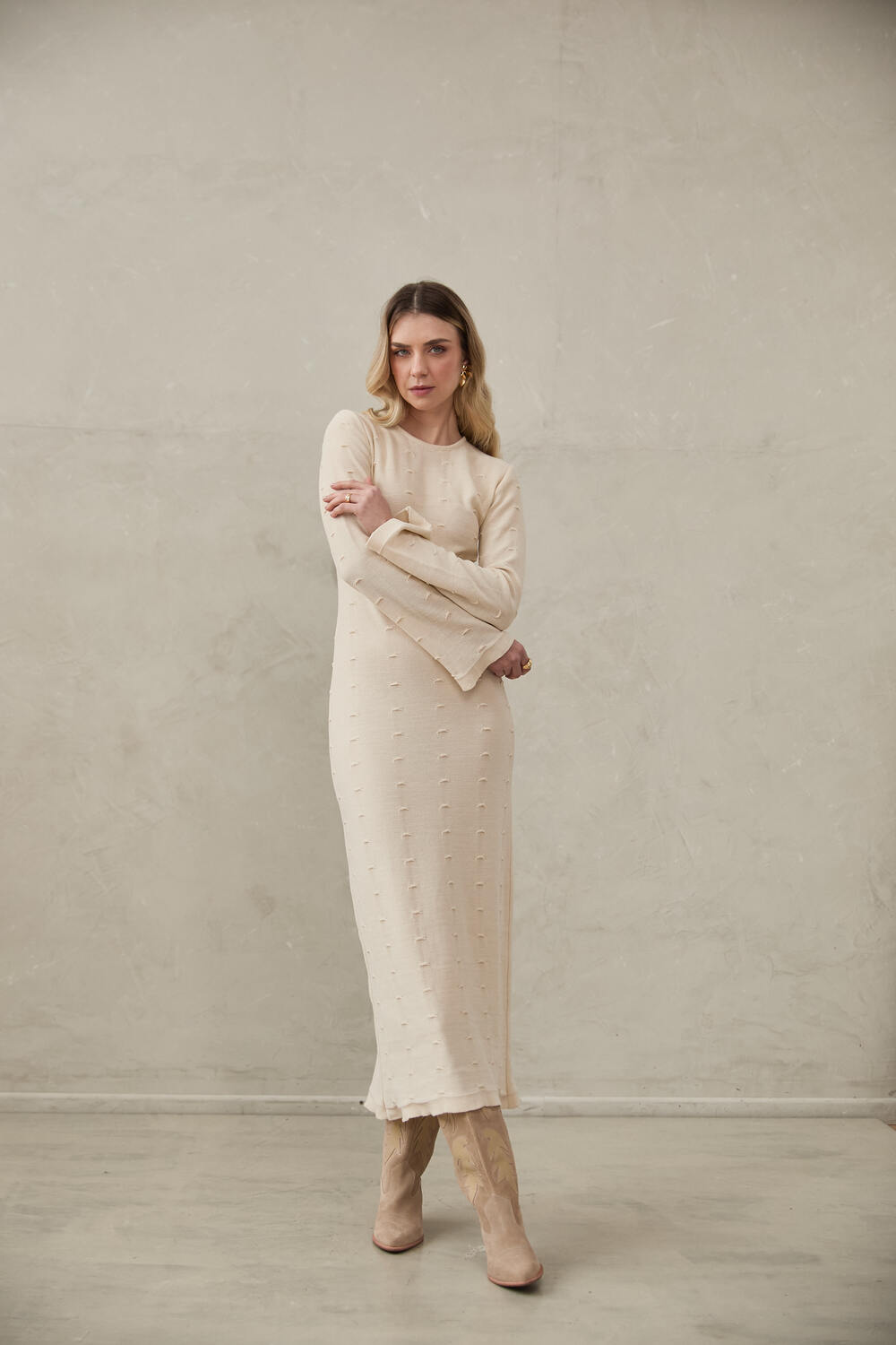 Knitted Dress Irina by Alma Bianca
