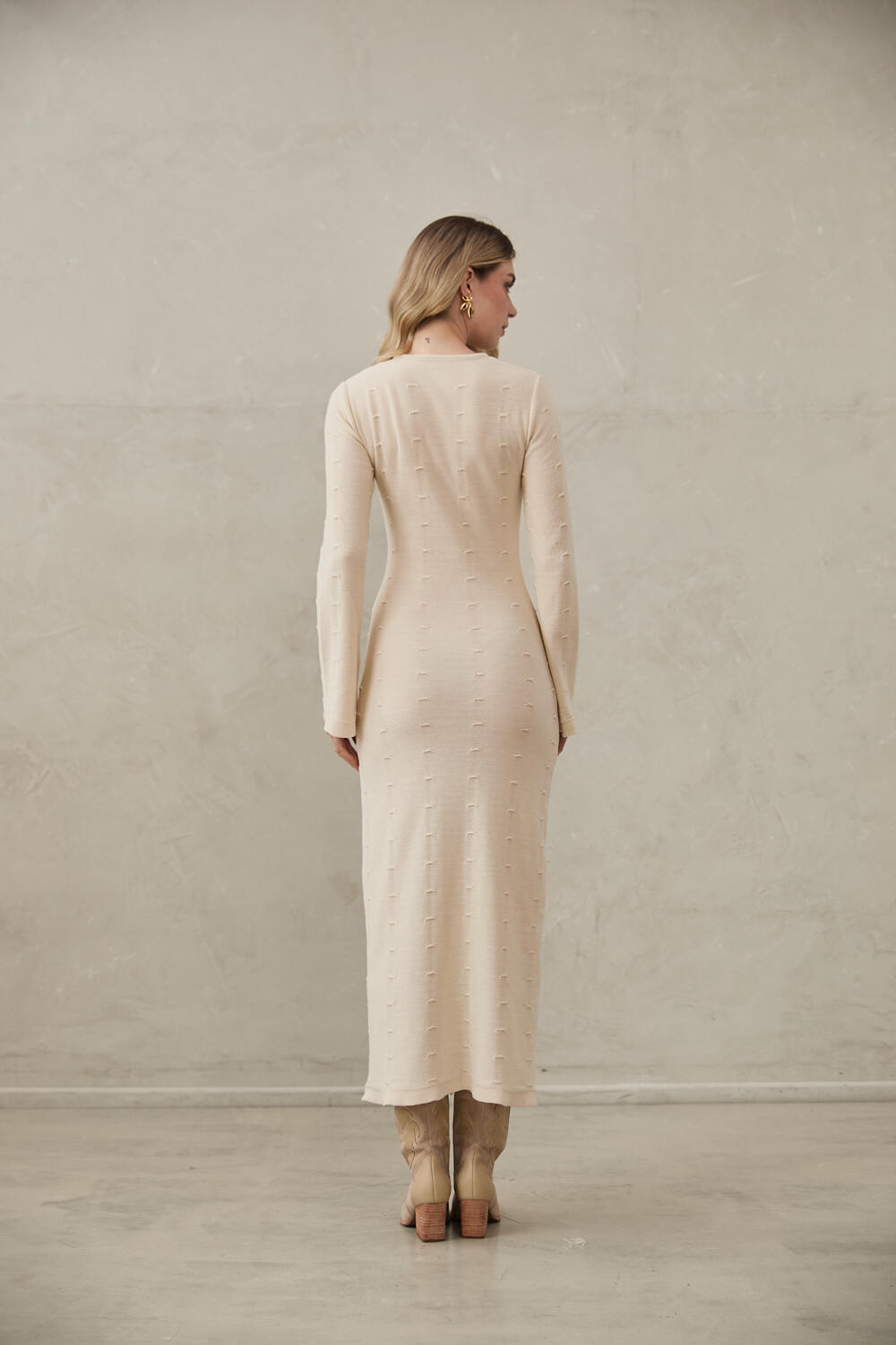 Knitted Dress Irina by Alma Bianca