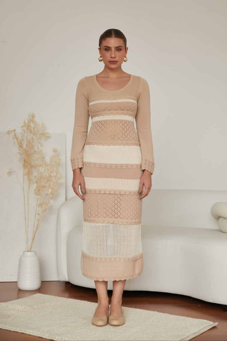 Knitted Dress Amelia by Alma Bianca