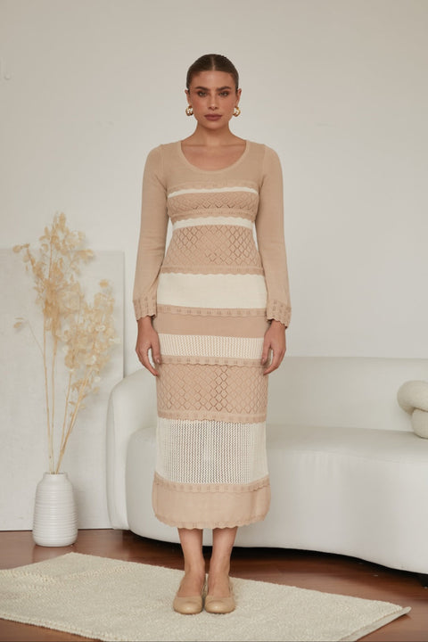 Knitted Dress Amelia by Alma Bianca