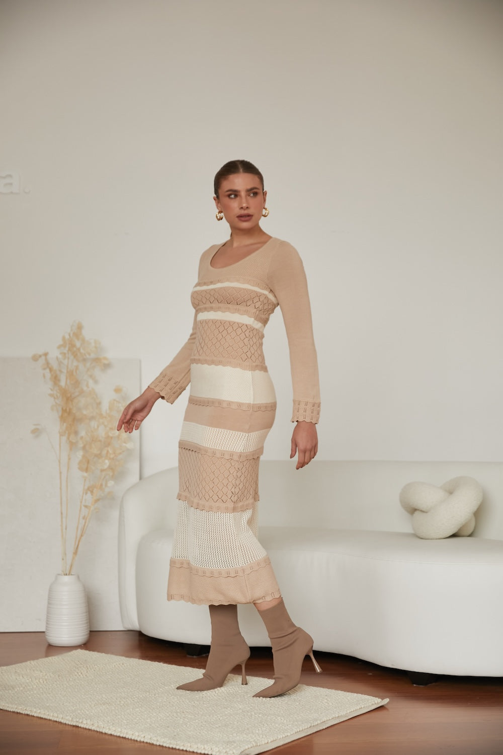 Knitted Dress Amelia by Alma Bianca