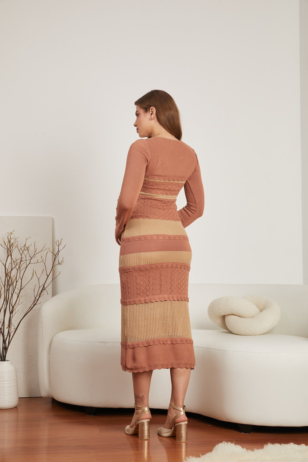Knitted Dress Amelia by Alma Bianca