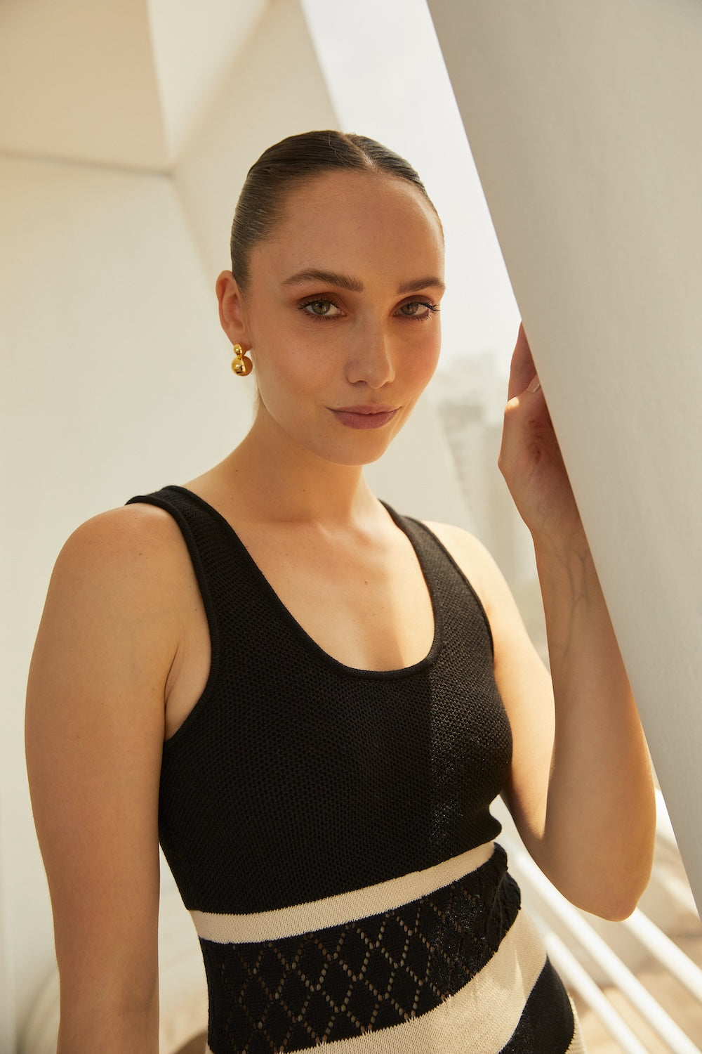 Knitted Dress Barbara by Alma Bianca