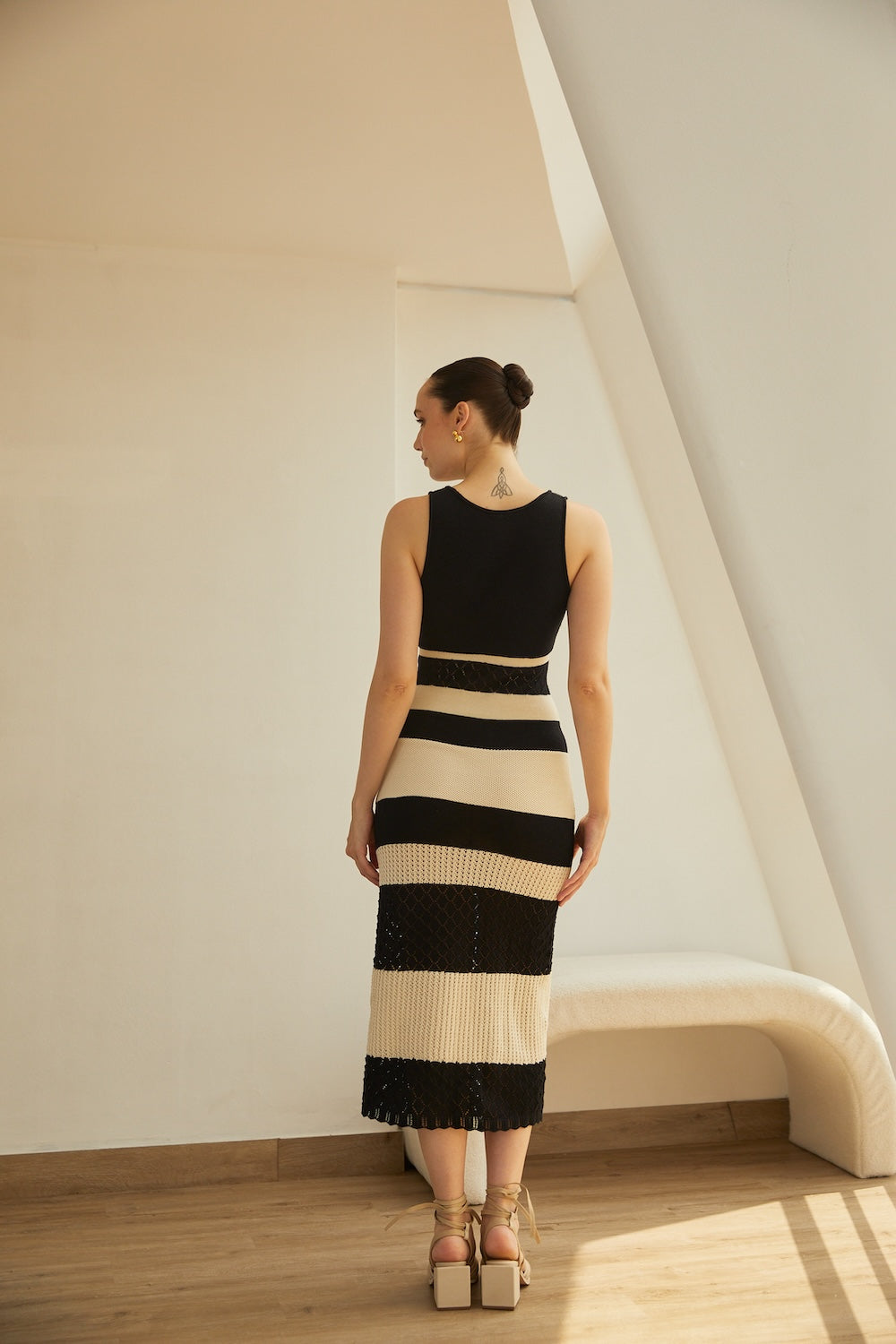 Knitted Dress Barbara by Alma Bianca