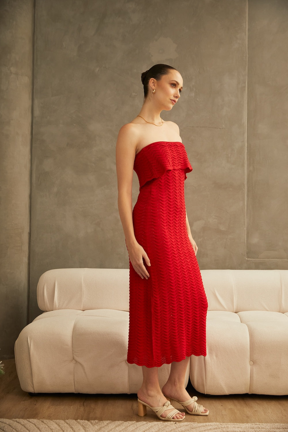 Knitted Dress Giselle by Alma Bianca