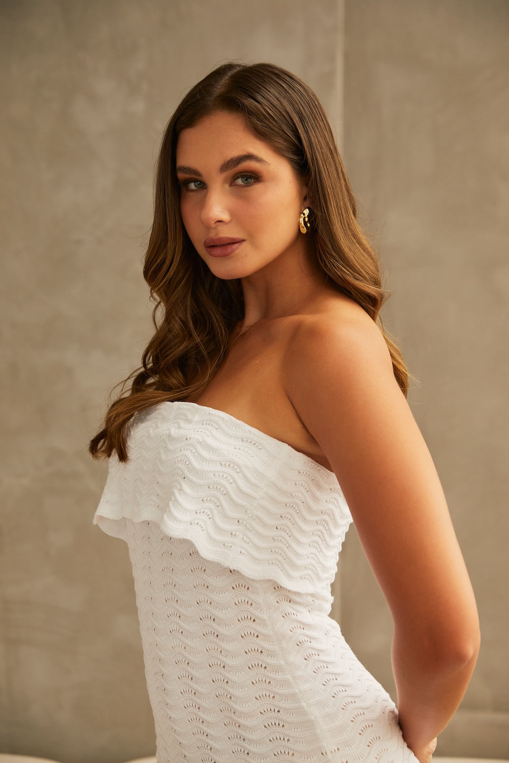 Knitted Dress Giselle by Alma Bianca
