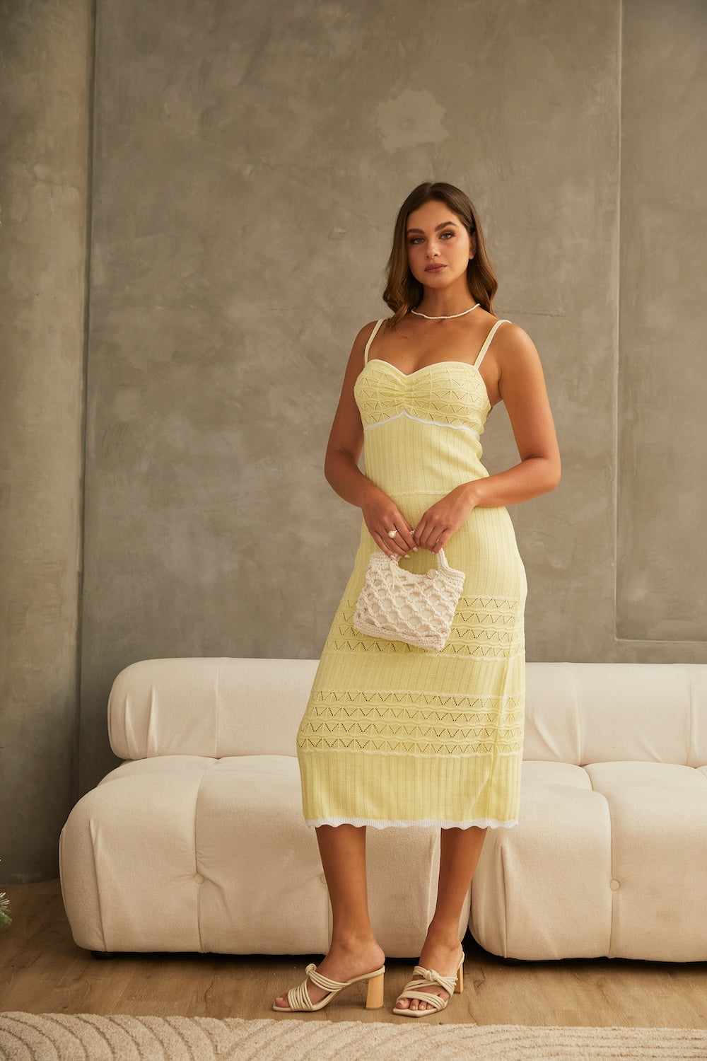 Knitted Dress Ofelia by Alma Bianca